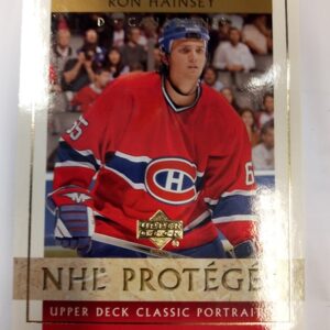 2001-02 UD Classic Portraits NHL Protèges Ron Hainsey