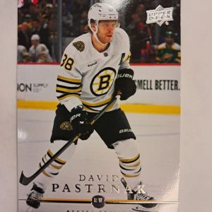 2023-24 UD Extended Series David Pastrnak