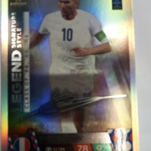 2023-24 topps MatchAttaX Legend Signature Style Zinédine Zidane
