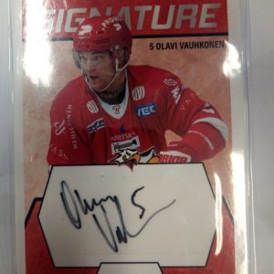 2021-22 Cardset Liiga Signature Olavi Vauhkonen