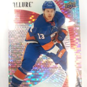 2023-24 UD Allure Red Rainbow Mathew Barzal