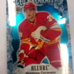 2023-24 UD Allure Iced Breakaway Matthew Coronato