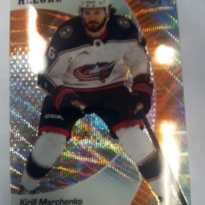 2023-24 UD Allure Color Flow Orange Slice Kirill Marchenko