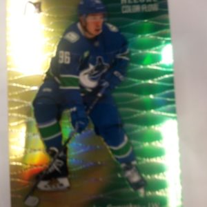 2023-24 UD Allure Color Flow Yellow-Green Andrei Kuzmenko