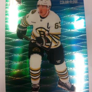 2023-24 UD Allure Color Flow Green-Blue Brad Marchand