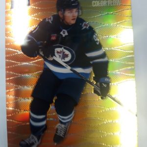 2023-24 UD Allure Color Flow Orange-Yellow Cole Perfetti