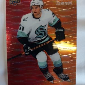 2023-2024 Upper Deck Allure Color Flow Red-Orange Shane Wright