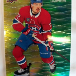 2023-2024 Upper Deck Allure Color Flow Yellow-Green Arber Xhekaj