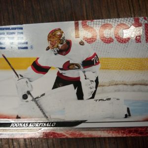 2024-25 UD Series 1 Joonas Korpisalo