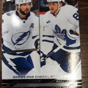 2024-25 UD Series 1 Checklist Nikita Kucherov/William Nylander