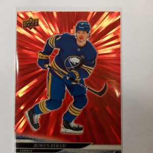 2024-25 UD series 1 outbrust red x/25 owen Byram