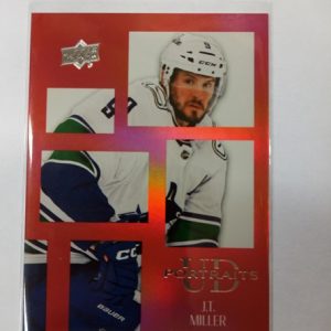 2024-25 UD series 1 portraits  red x/99 J.T. Miller