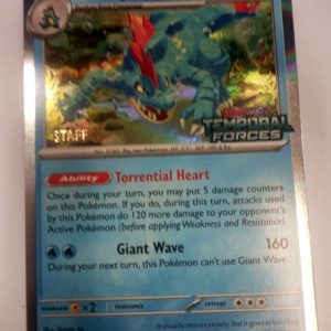 Pokémon - Feraligatr Staff Stamped promo