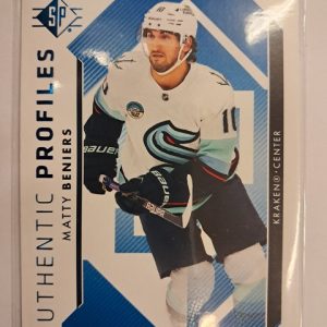 2023-24 SP Authentic Profiles Matty Beniers