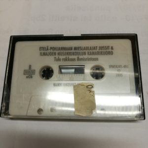 C-kasetti E-P:n Mieslaulajat Jussit & Ilmajoen Musiikkikoulun kamarikuoro - Tule rakkaus ihmisrintaan, 1995(K)