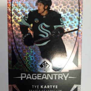 2023-2024 Upper Deck SP Authentic Pageantry Tye Kartye