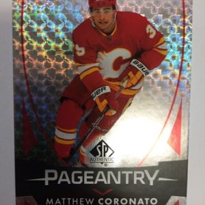 2023-2024 Upper Deck SP Authentic Pageantry Matthew Coronato