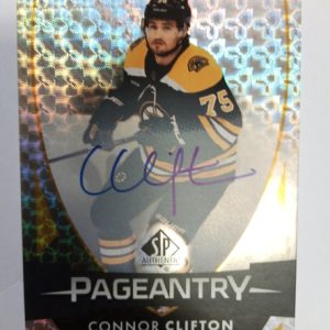 2023-2024 Upper Deck SP Authentic pageantry  connor clifton