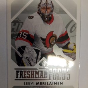 2023-2024 Upper Deck SP Authentic Freshman Focus Leevi Meriläinen