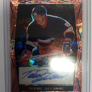 2023-2024 Leaf Metal Signature Teemu Selänne /6