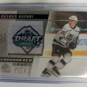 2021-2022 Upper Deck SP Game Used Embroidered Draft Picks Rasmus Kupari