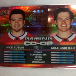 2024-2025 Upper Deck Series 1 Gaming Co-Op Suzuki/Caufield