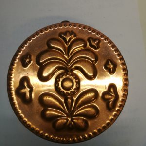 Kuvallinen Kupari vuoka/seinäkoriste (K)