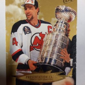 1995-1996 Fleer Ultra Presentation Card Stanley Cup Champions Stevens