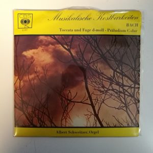 LP single: Musikalische Kostbarkeiten - Bach - Toccata und Fuge d-moll/Präludium C-dur (K)