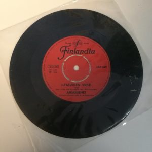 LP single: Iltatuulen viesti - Aikamiehet - Musta Rudolf (K)