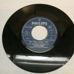 LP single: Kai Hyttinen - Nuo päivät taakse jäivät/Vie vain, 1973 (K)