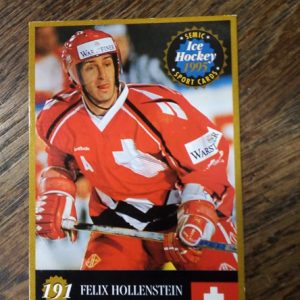 1995-1996 semic ice hockey cards Felix Hollenstein