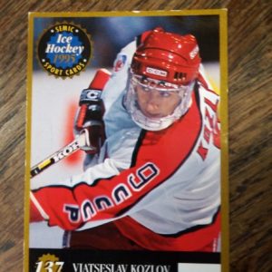1995-1996 semic ice hockey cards Vjatseslav Kozlov