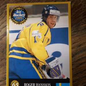 1995-1996 semic ice hockey cards Roger Hansson