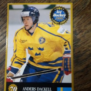 1995-1996 semic ice hockey cards Anders Dackell
