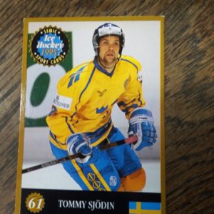 1995-1996 semic ice hockey cards Tommy Sjödin