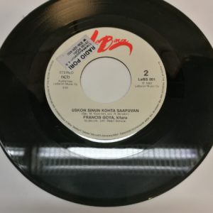LP single: Francis Goya - Et usko kuinka kaipaankaan/Uskon sinun kohta saapuvan, 1983 (K)