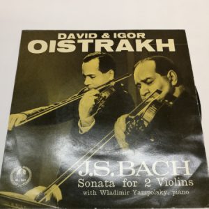 LP single: David & Igor Oistrakh - J.S.Bach Sonata for 2 violins (K)