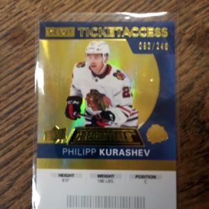 2021-22 ud credentials debut ticket access Philipp Kurashev