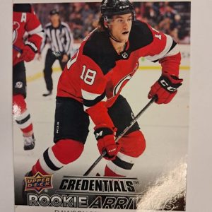 2021-22 Upper Deck Credentials Rookie Arrivals Dawson Mercer