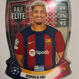 2023-24 Topps Match Attax CL Pro Elite Shield Ronald Araújo