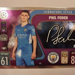 2023-24 Topps Match Attax CL Signature Style Phil Foden