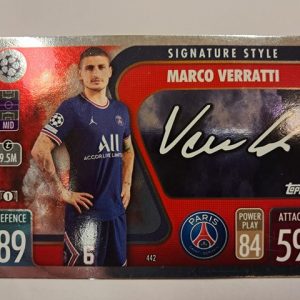 2023-24 Topps Match Attax CL Signature Style Marco Verratti