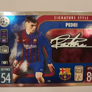 2023-24 Topps Match Attax CL Signature Style Pedri
