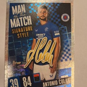 Topps Match Attax Man of the Match Signature Style Antonio Colak