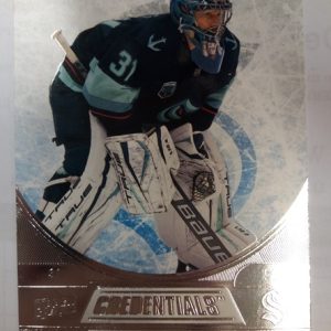 2021-22 UD Credentials Philipp Grubauer