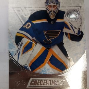 2021-22 UD Credentials Jordan Binnington