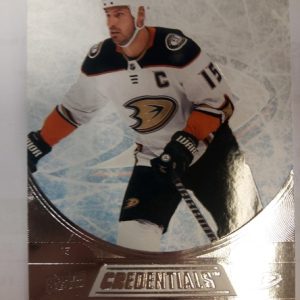 2021-22 UD Credentials Ryan Getzlaf