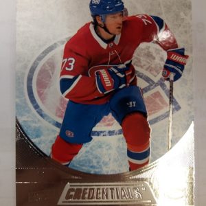 2021-22 UD Credentials Tyler Toffoli