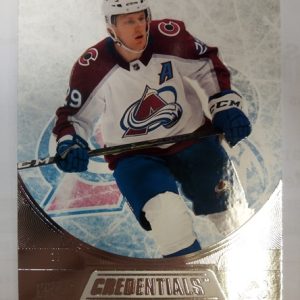 2021-22 UD Credentials Nathan MacKinnon